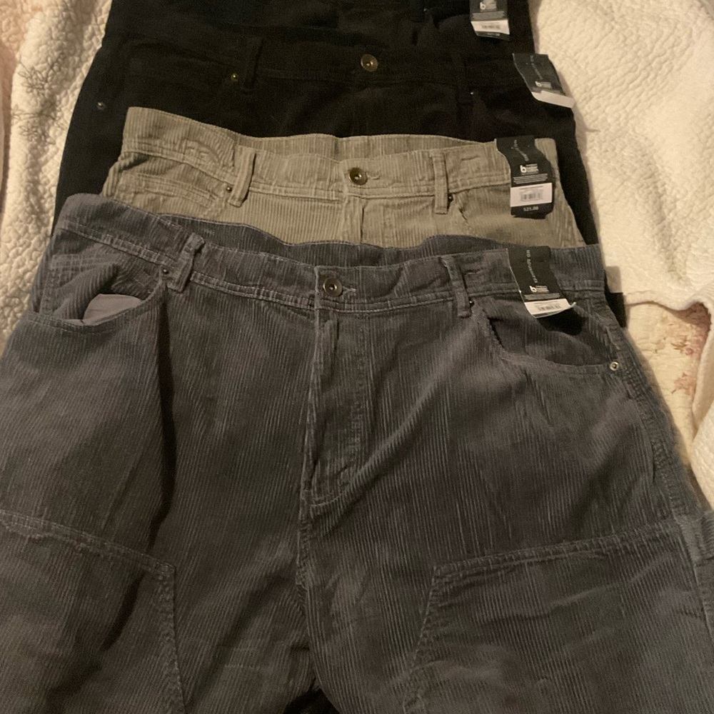Lot of 4 pairs of corduroy carpenter pants Brand New with Tags
